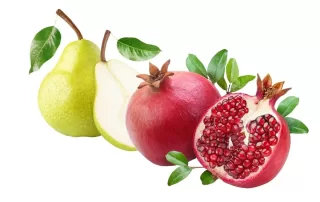Pears & Pomegranate