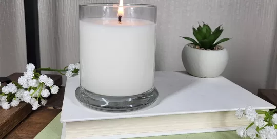 Clear Glass Jar Candles