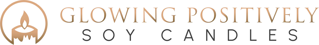 Glowing Positively Candles Logo